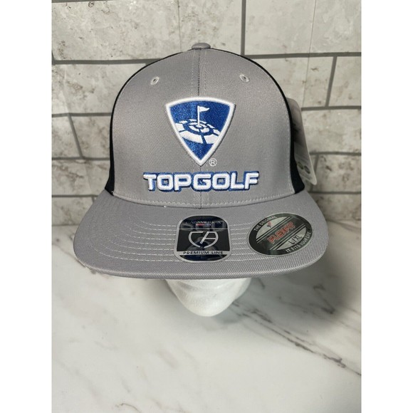 CapAmerica TOPGOLF Hat i8503 Structured Hat Cap FlexFit Sz L-XL NWT - Picture 1 of 7